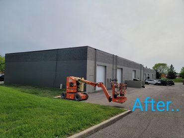 Commercial Building Exterior Painting in Roseville, MN